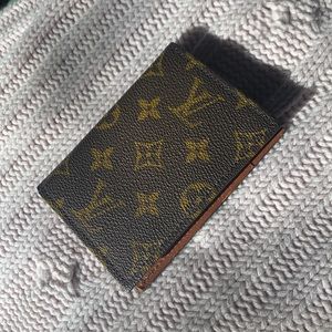 Rare LOUIS VUITTON Vintage Monogram Notepad Holder
